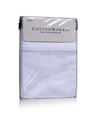 1000 Thread Count 100% Pima Cotton Sateen Pima Cotton Pillowcase Pair, King