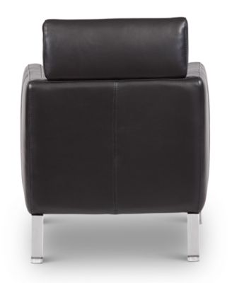 CLOSEOUT! Darrium 27" Leather Club Chair, Created for Macy's