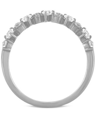 Diamond Pear-Cut Band (3/4 ct. t.w.) in 14k White Gold