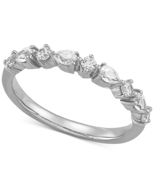 image of Diamond Pear & Round Band (1/2 ct. t.w.) in 14k White Gold