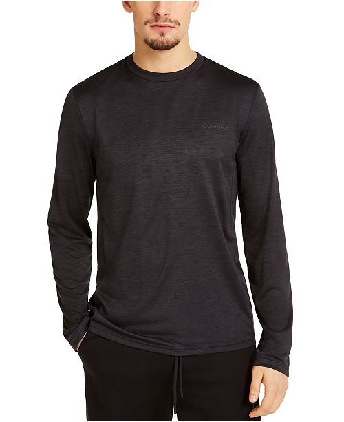 Calvin Klein Men S Ck Move 365 Logo Long Sleeve T Shirt Reviews