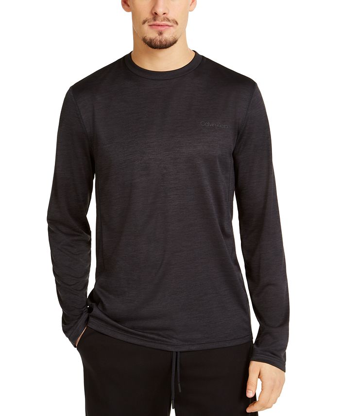 Calvin Klein Men's CK Move 365 Logo Long Sleeve T-Shirt & Reviews ...