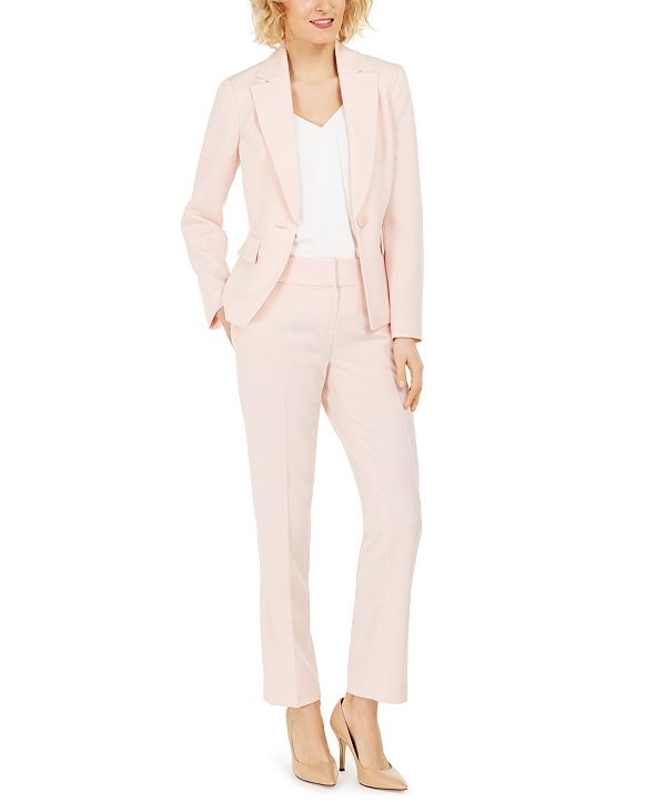 Le Suit Petite OneButton Pants Suit & Reviews Wear to Work Women