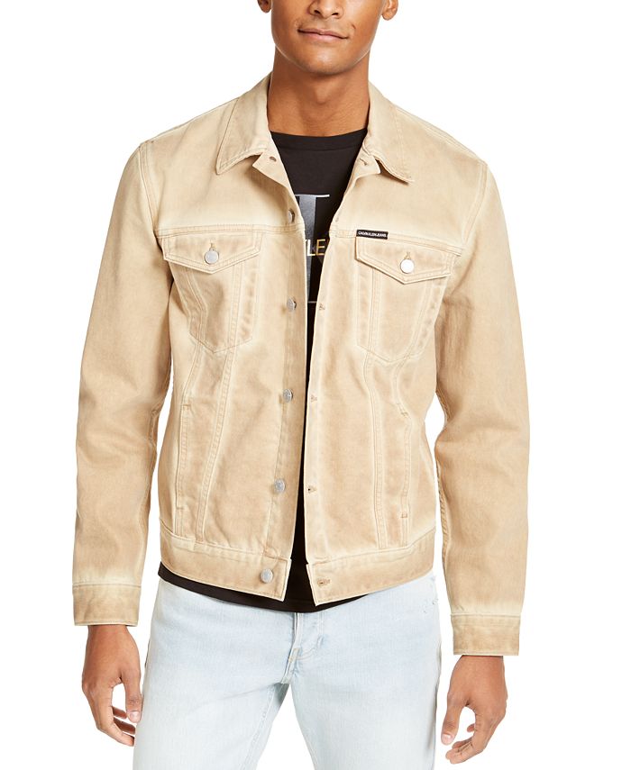 Calvin Klein Jeans Men's Trucker Jacket & Reviews - Coats & Jackets - Men -  Macy's