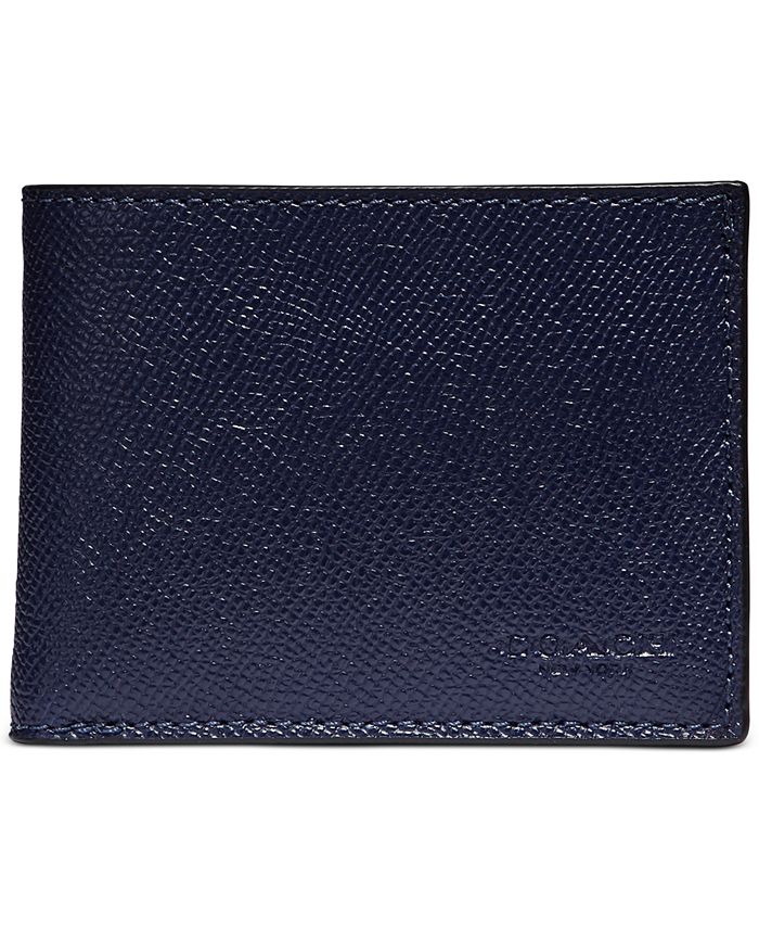 COACH Men's Slim Leather Wallet - Macy's