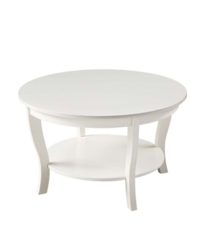 Convenience Concepts American Heritage Round Coffee Table