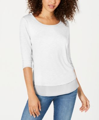 macy's chiffon blouses