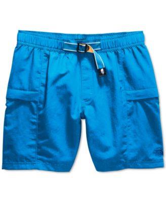 men's belted swim trunks