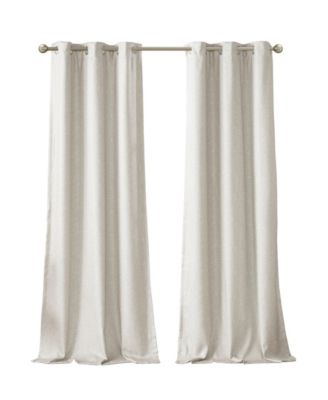 CLOSEOUT! Como Faux Silk Total Blackout Curtain Collection