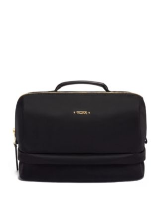 tumi black and gold luggage