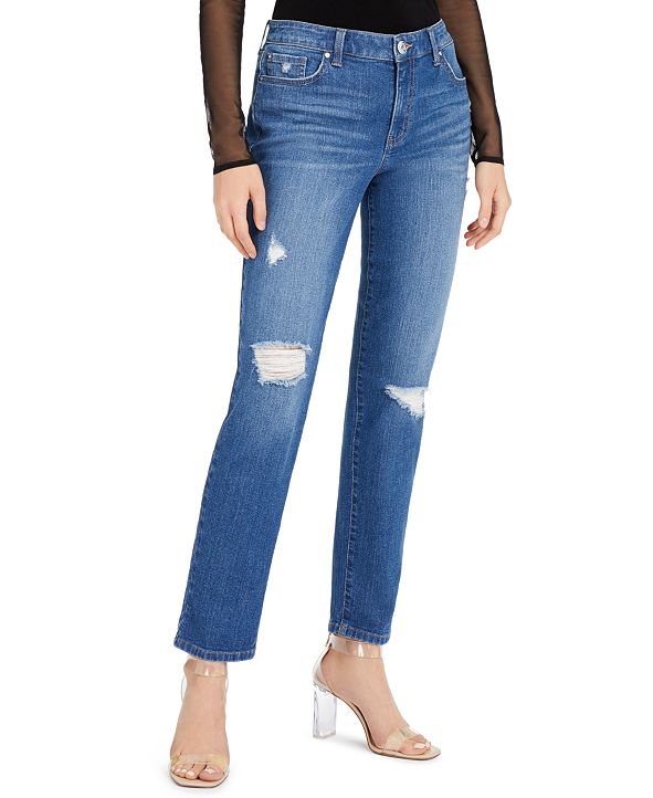 INC International Concepts INC Curvy-Fit Boyfriend Jeans, Created for Macy's & Reviews - Women