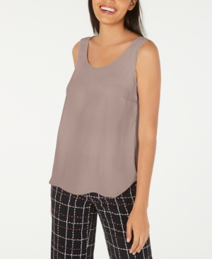 image of Alfani Sleeveless Scoop-Neck Shell, Created for Macy-s