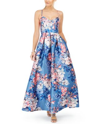 eliza j floral gown