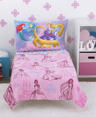 Disney Lalaloopsy Sew Cute 4 Piece Toddler Bedding Comforter Set Crib sized NEW 