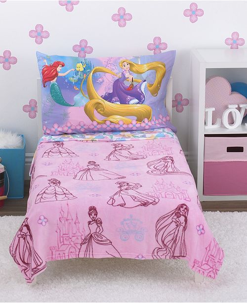 Disney Princess 4 Piece Toddler Bedding Set Reviews Bedding