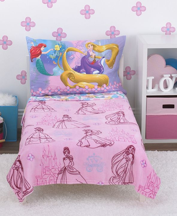 Disney Princess 4Piece Toddler Bedding Set & Reviews Bedding