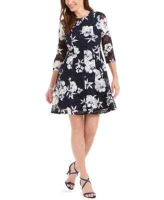 jessica howard floral fit and flare dress