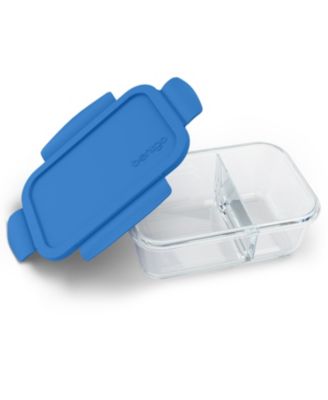 Bentgo - Small Divided Glass Food Storage Container, Blue