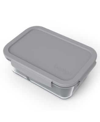 Small Divided Glass Food Storage Container