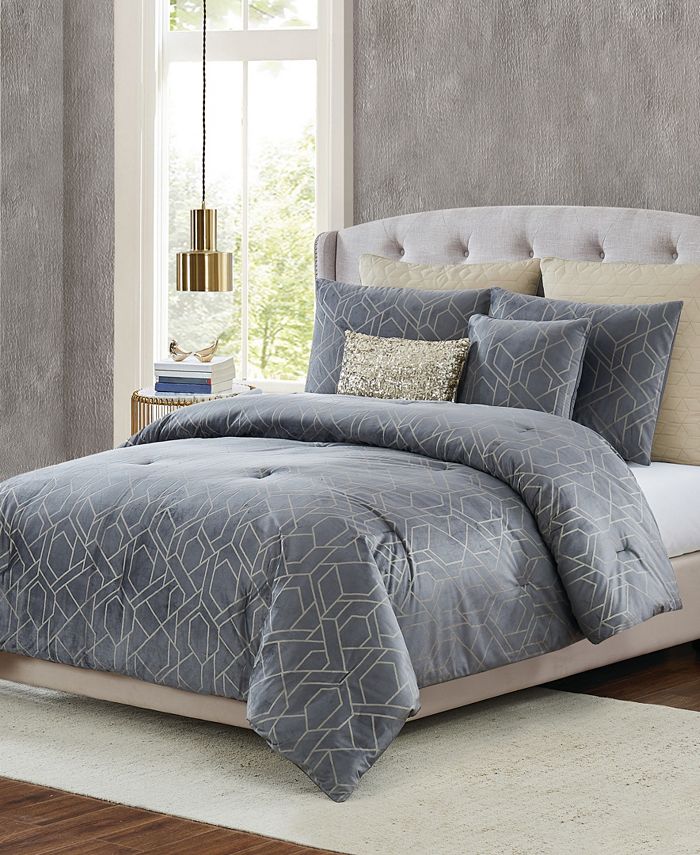 Pem America 5th Avenue Lux Madison 7 Piece Queen Bedding Set Reviews Comforter Sets Bed Bath Macy S