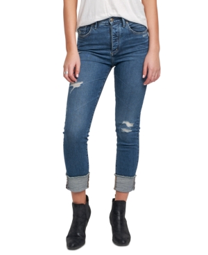 image of Silver Jeans Co. Maryland Ripped Mom Jeans