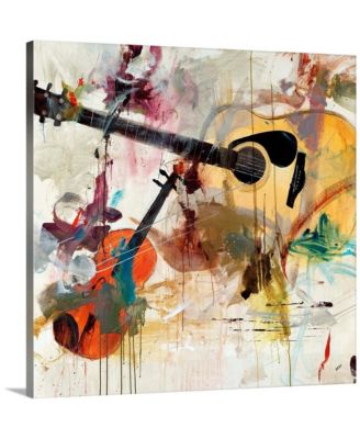 16 in. x 16 in. "Fusion" by  Clayton Rabo Canvas Wall Art