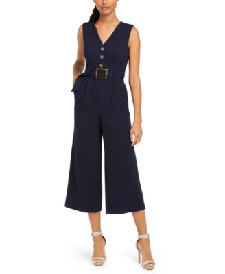 calvin klein cropped jumpsuit