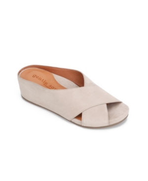 image of Gentle Souls by Kenneth Cole Gisele X-Band Slide Sandals Women-s Shoes