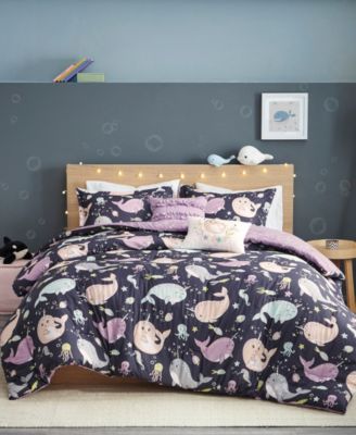 narwhal bedding set