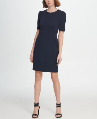short sleeve sheath dress