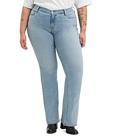 Trendy Plus Size Classic Bootcut Jeans