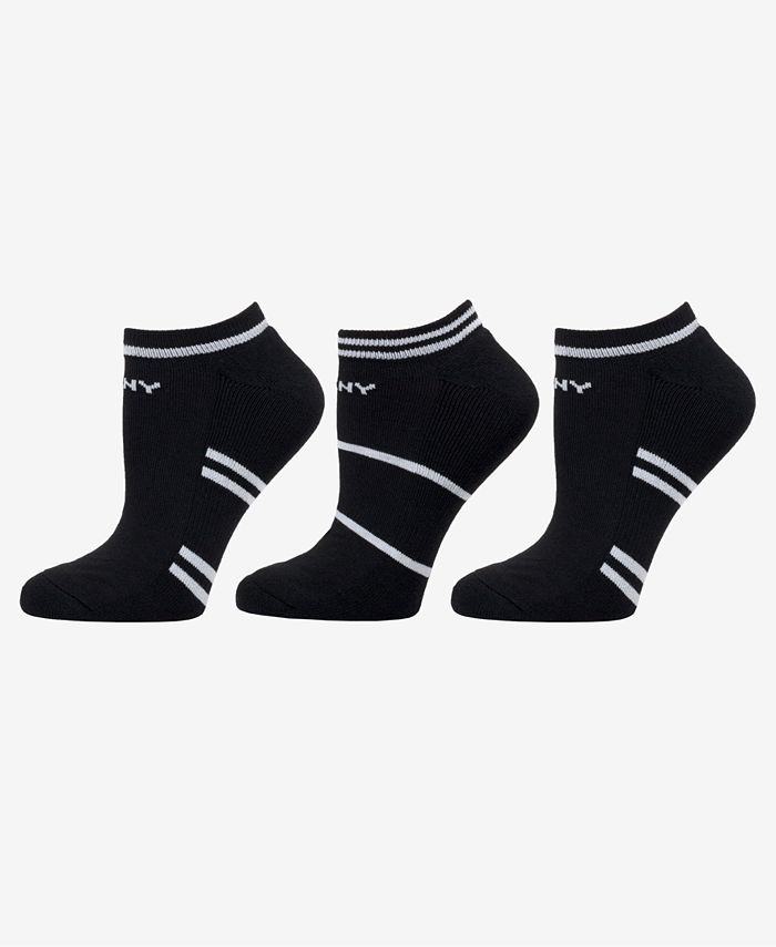 DKNY Sport Women's 3-Pk. Half-Cushion No-Show Socks & Reviews ...
