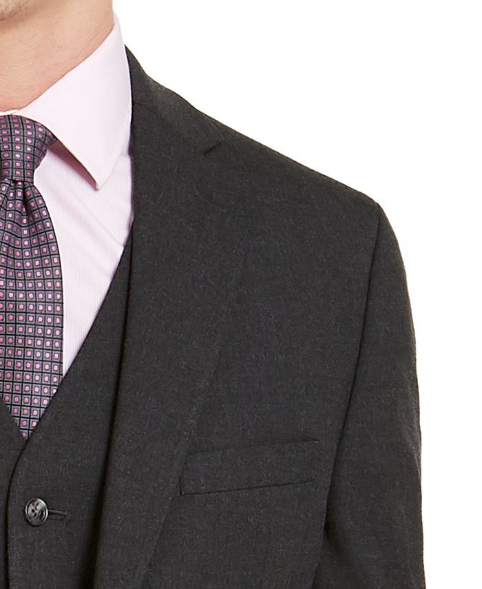 Alfani Men's Slim Fit Stretch Solid Suit Jacket Blue Size 44