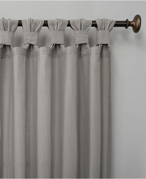 Archaeo 52" x 63" Washed Cotton Twist Tab Curtain & Reviews - Window
