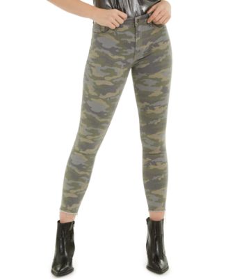 high waisted camo jeans