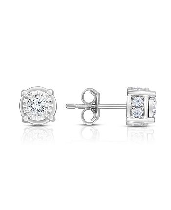 TruMiracle - TRUMIRACLE&reg; Diamond (1 ct. t.w.) Stud Earrings in 14k White Gold