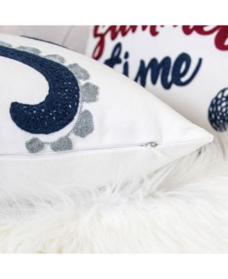 Octopus Beach Outdoor Decorative Pillow, 20" x 20"