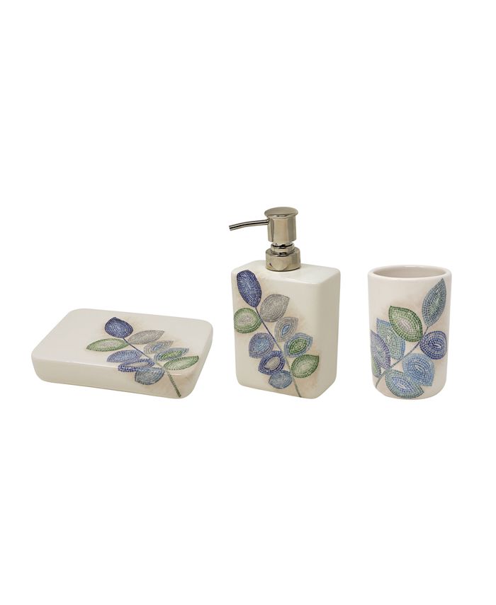 Croscill Mosaic Leaves 3Pc. Bath Bundle Macy's