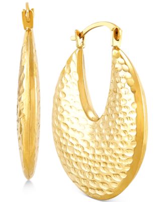 hoop michael kors earrings