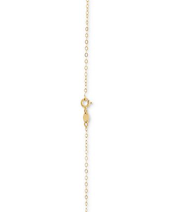 EFFY Collection - Greek Key Vertical Bar 18" Pendant Necklace in 14k Gold & Rhodium-Plate