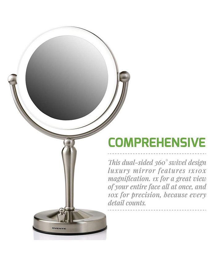 OVENTE Lighted Tabletop Makeup Mirror Macy's