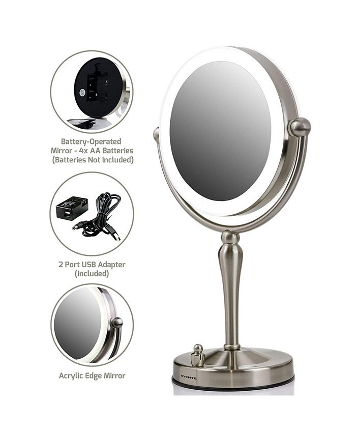 OVENTE Lighted Tabletop Makeup Mirror Macy's