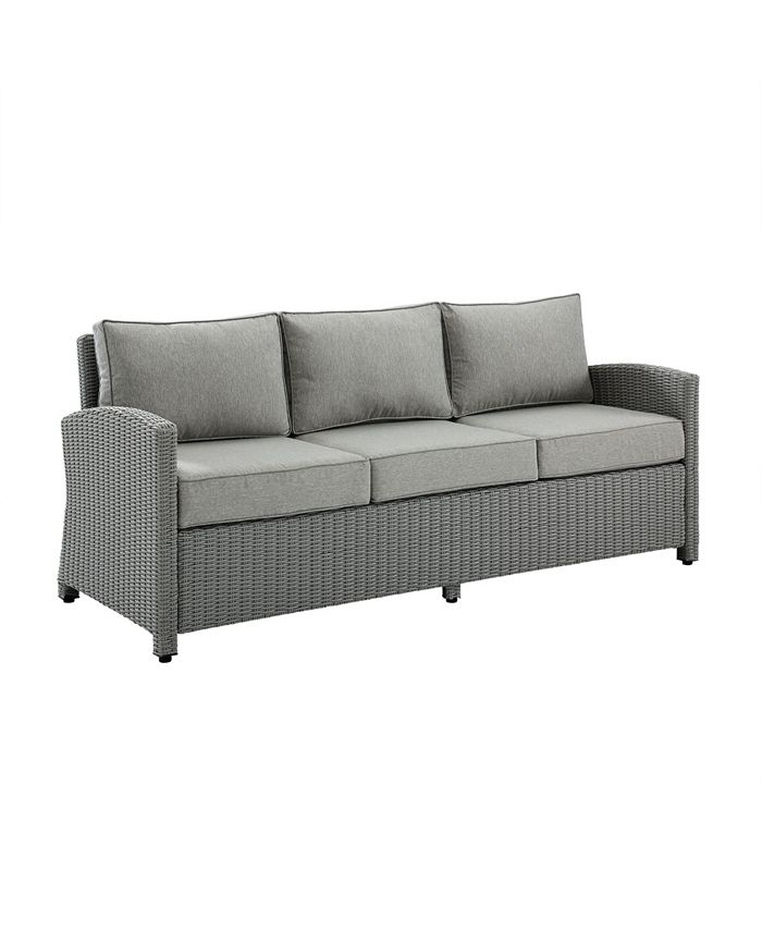 Crosley Bradenton Outdoor Wicker Sofa Macy's