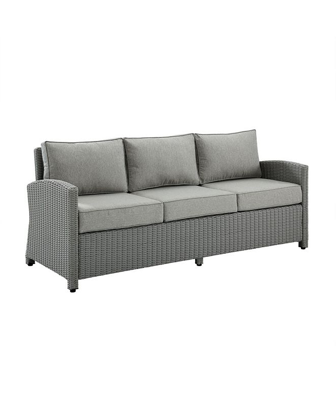 Crosley Bradenton Outdoor Wicker Sofa & Reviews - Furniture - Macy&#39;s