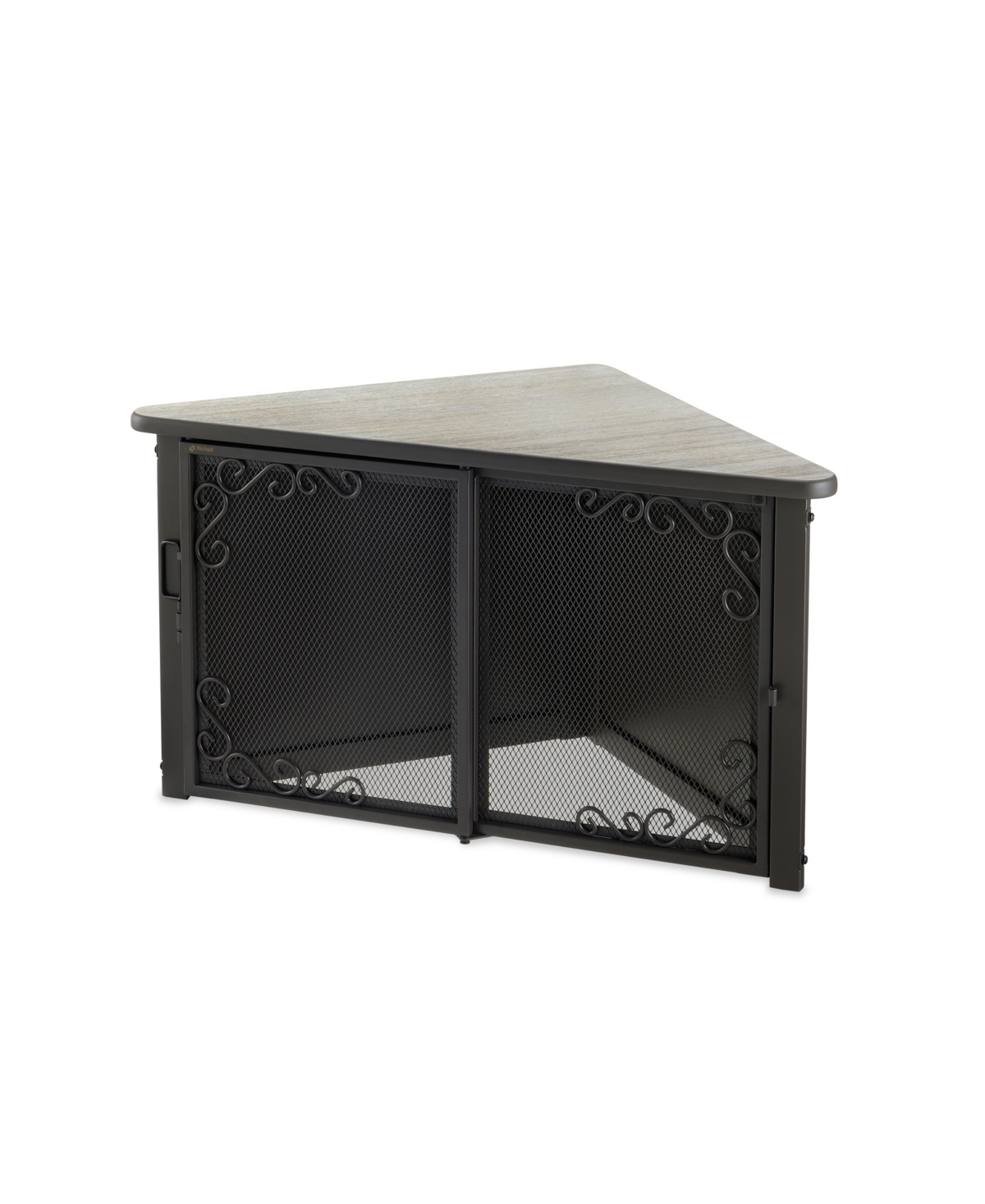 Accent Corner Table Pet Crate - Small - Pewter