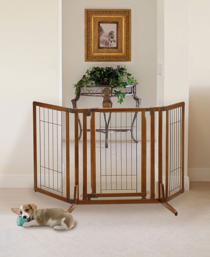 Richell Premium Plus Freestanding Pet Gate Macy's