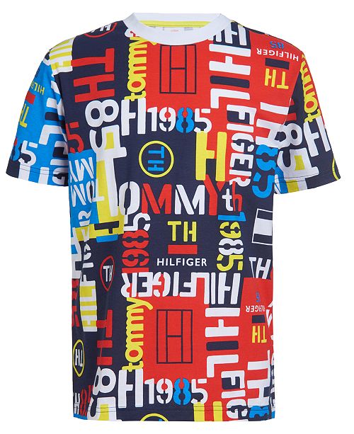 Tommy Hilfiger Big Boys Anton Logo T Shirt Reviews Shirts