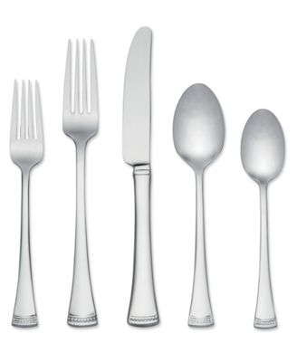 Portola 65 Pc Flatware Set, Service for 12 