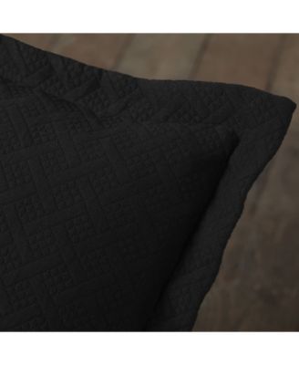 100% Cotton Basketweave Matelasse All-Season 3-piece Coverlet Set, Full