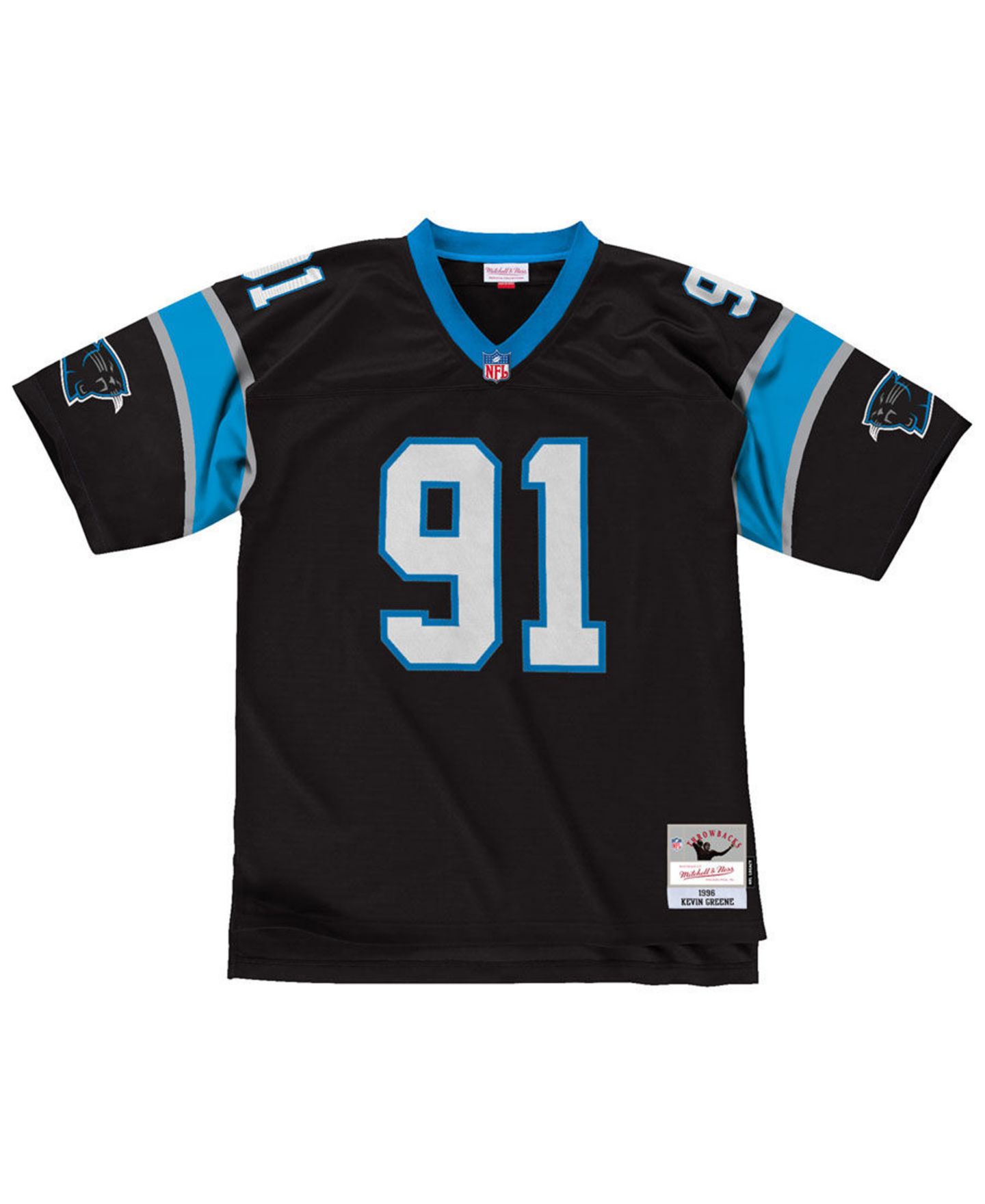 Мужской топ Mitchell & Ness Kevin Greene Carolina Panthers Replica Throwback Jersey — фото 3